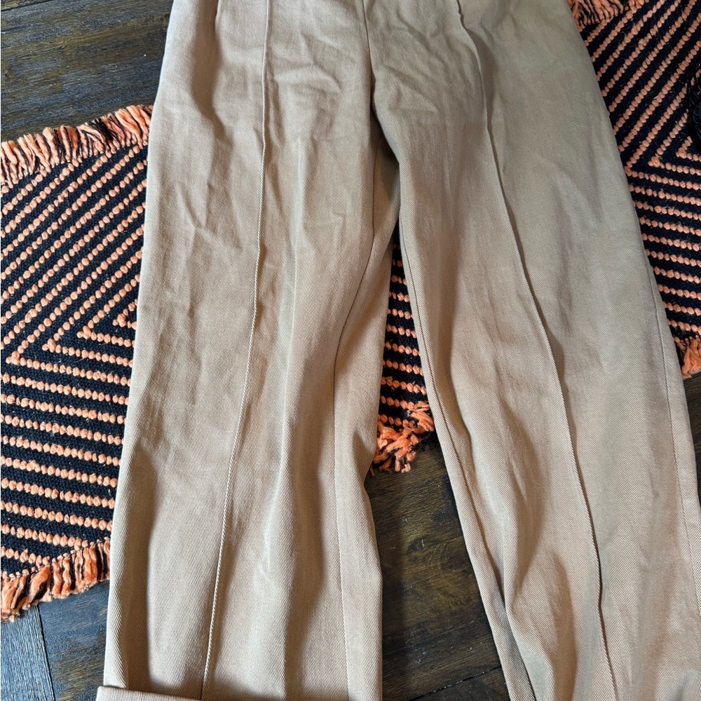 Good Alma Redwood Cotton Twill Trousers - Tan size Med - Picture 4 of 16